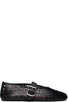 ALAÏA: Чёрные балетки 