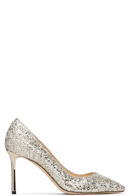 JIMMY CHOO: Серебристые туфли  Romy 85