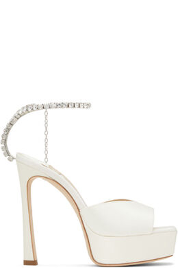 JIMMY CHOO: Белые босоножки  Saeda