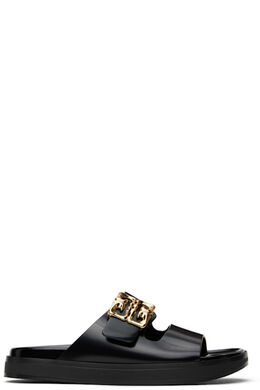 Givenchy: Чёрные сандалии  4G