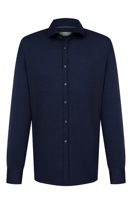 Canali: Синяя рубашка 