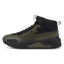 PUMA: Зелёные кроссовки  X-Ray 2 Square Mid