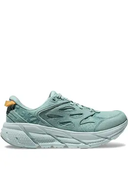 HOKA: Голубые кроссовки 