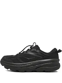 HOKA: Чёрные кроссовки 