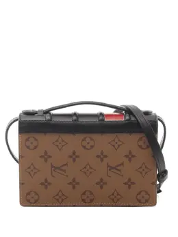 Louis Vuitton Pre-Owned: Коричневая сумка через плечо 