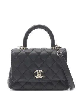 CHANEL Pre-Owned: Чёрная сумка 