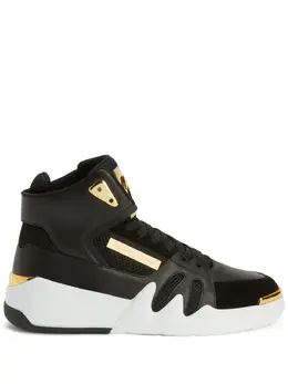 Giuseppe Zanotti: Чёрные кроссовки  Talon