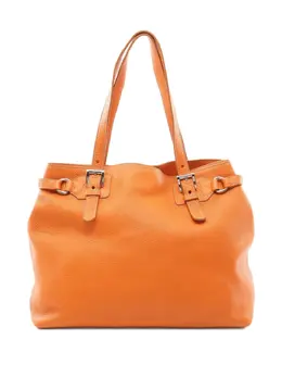 Prada Pre-Owned: Оранжевая сумка-шоппер 