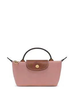 Longchamp: Розовая сумка-шоппер 