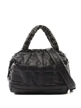 CHANEL Pre-Owned: Чёрная сумка-шоппер 