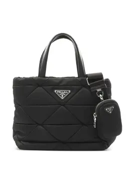 Prada Pre-Owned: Чёрная сумка-шоппер 