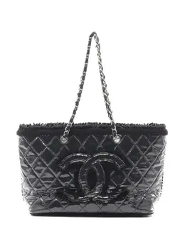 CHANEL Pre-Owned: Чёрная сумка 