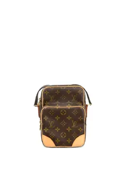 Louis Vuitton Pre-Owned: Коричневая сумка через плечо 