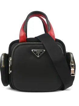 Prada Pre-Owned: Чёрная сумка-шоппер 