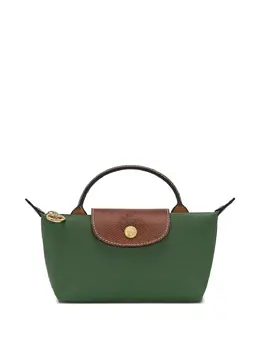 Longchamp: Зелёная сумка 