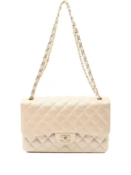 CHANEL Pre-Owned: Бежевая сумка 