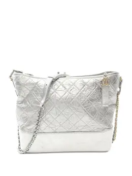CHANEL Pre-Owned: Серебристая сумка 