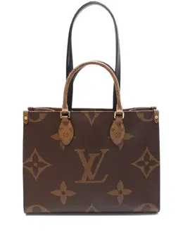 Louis Vuitton Pre-Owned: Коричневая сумка-шоппер 