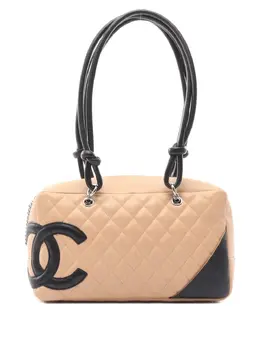 CHANEL Pre-Owned: Бежевая сумка 