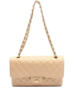 CHANEL Pre-Owned: Бежевая сумка 