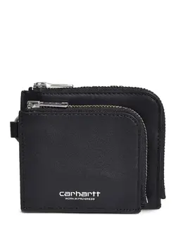 Carhartt WIP: Чёрный кошелёк 