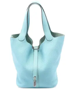 Hermès Pre-Owned: Голубая сумка-шоппер 