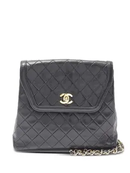 CHANEL Pre-Owned: Чёрная сумка 