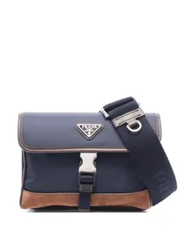 Prada Pre-Owned: Синяя сумка 