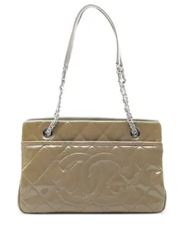 CHANEL Pre-Owned: Бежевая сумка 