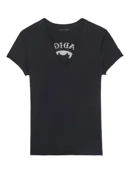 Zadig&Voltaire: Чёрная футболка 