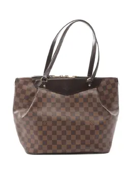 Louis Vuitton Pre-Owned: Коричневая сумка-шоппер 