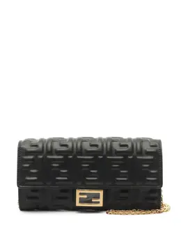 Fendi Pre-Owned: Чёрный клатч 
