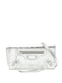 Balenciaga Pre-Owned: Серебристый клатч 
