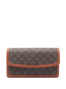 Louis Vuitton Pre-Owned: Коричневый клатч 