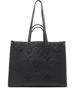 Louis Vuitton Pre-Owned: Чёрная сумка-шоппер 