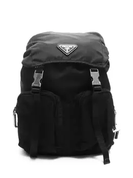 Prada Pre-Owned: Чёрный рюкзак 