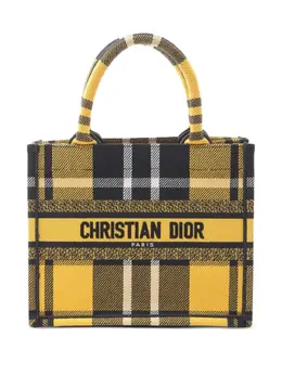 Christian Dior Pre-Owned: Жёлтая сумка-шоппер 