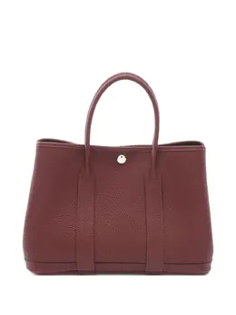 Hermès Pre-Owned: Бордовая сумка-шоппер 