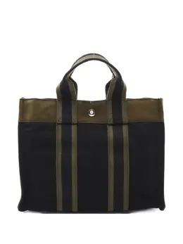 Hermès Pre-Owned: Чёрная сумка-шоппер 