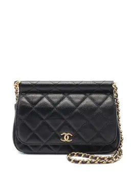CHANEL Pre-Owned: Чёрная сумка 