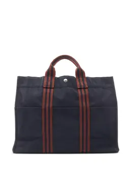 Hermès Pre-Owned: Синяя сумка-шоппер 