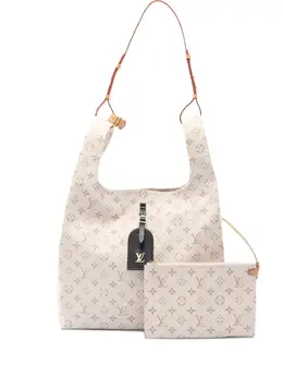 Louis Vuitton Pre-Owned: Белая сумка 