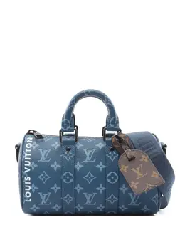 Louis Vuitton Pre-Owned: Голубая сумка-шоппер 