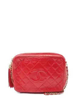 CHANEL Pre-Owned: Красная сумка через плечо 