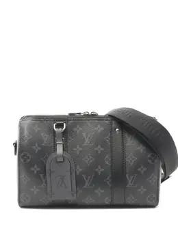 Louis Vuitton Pre-Owned: Чёрная сумка 