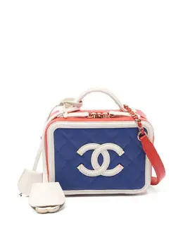 CHANEL Pre-Owned: Голубая сумка 