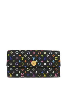 Louis Vuitton Pre-Owned: Чёрный кошелёк 