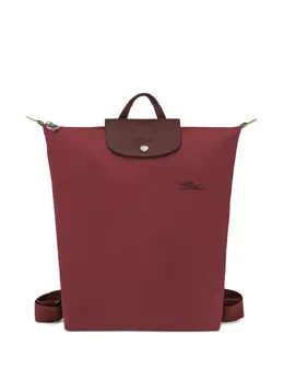Longchamp: Бордовый рюкзак 
