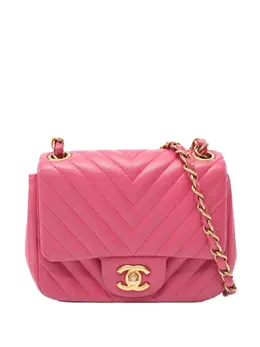 CHANEL Pre-Owned: Розовая сумка 