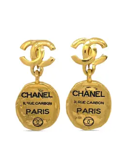 CHANEL Pre-Owned: Серьги 